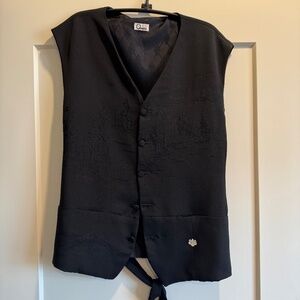 Rare Vintage Onano Vest made from antique Japanese Kimono